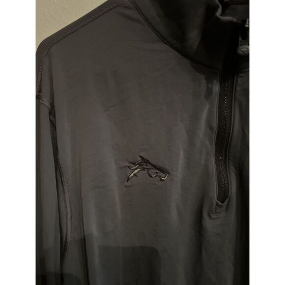 Greyson Mens XL Gray 1/4 Zip Pullover Golf Stretch - Picture 4 of 8